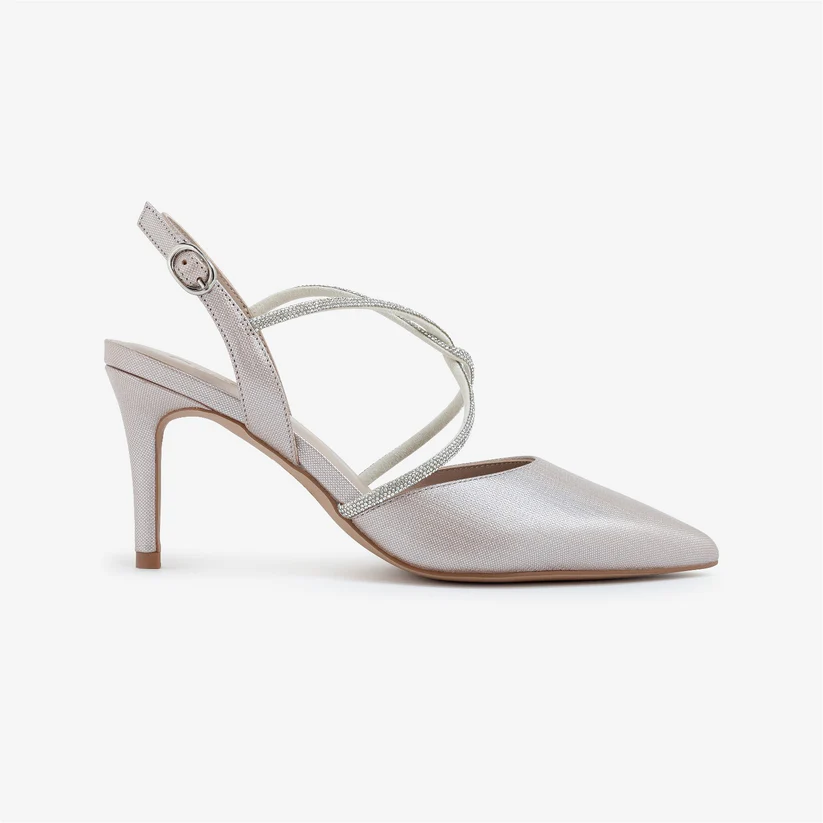 Charlotte Pearlised Blush Judi Silver Court J613